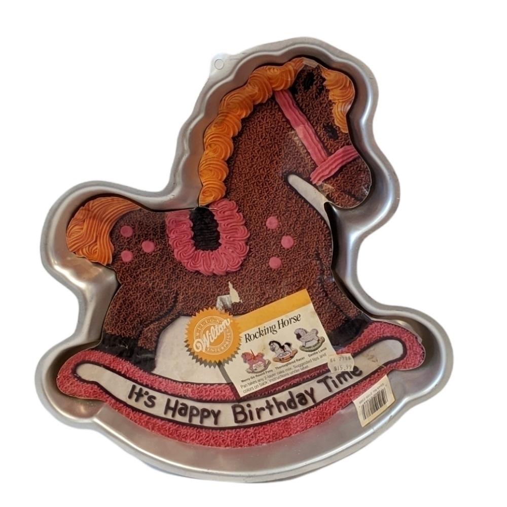 𝅺Vintage Wilton Rocking Horse / Pony / Lamb Cake Pan 2105-2388